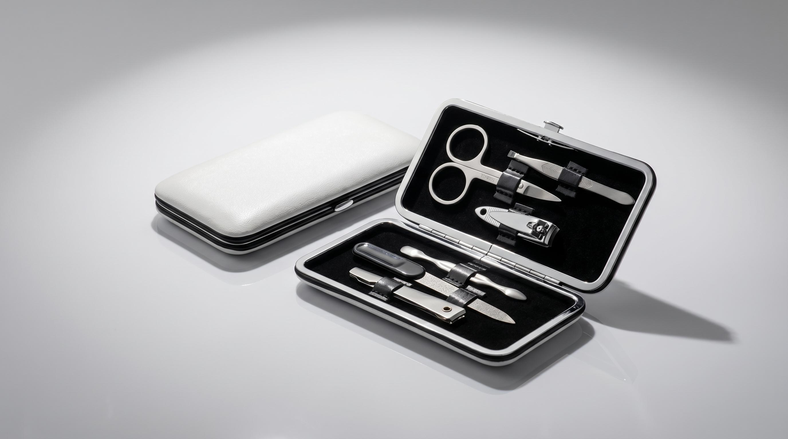 MerchLab Maniküre-Set – Werbeartikel mit Unternehmensbranding, Metall / Kunststoff