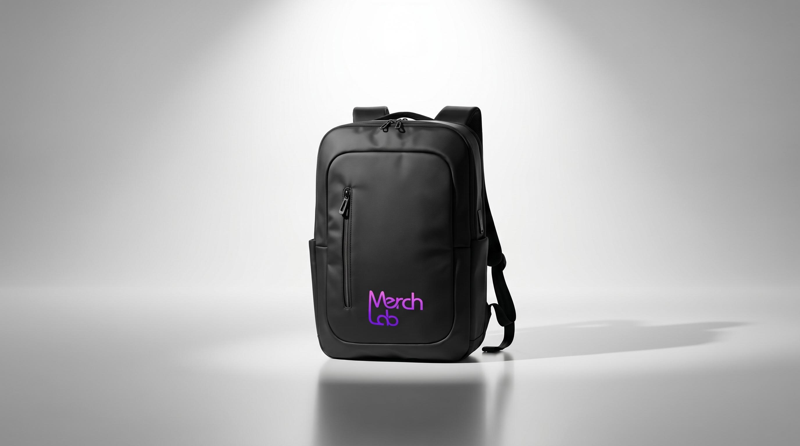 MerchLab Rucksack – Werbeartikel mit Unternehmensbranding, 210D Polyester